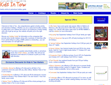 Tablet Screenshot of kidsintow.co.uk